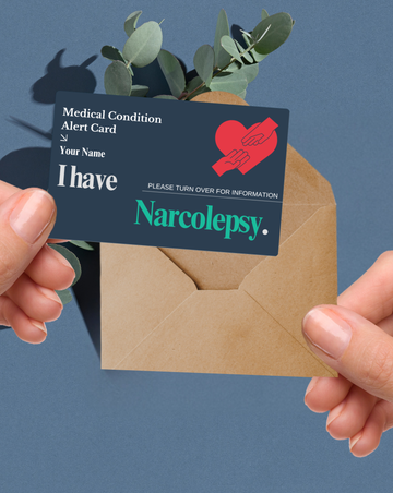 Narcolepsy Medical Alert Card