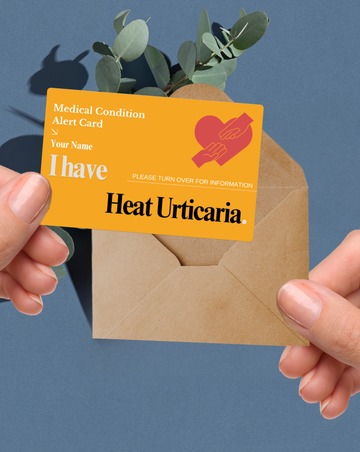 Heat Urticaria Alert Card