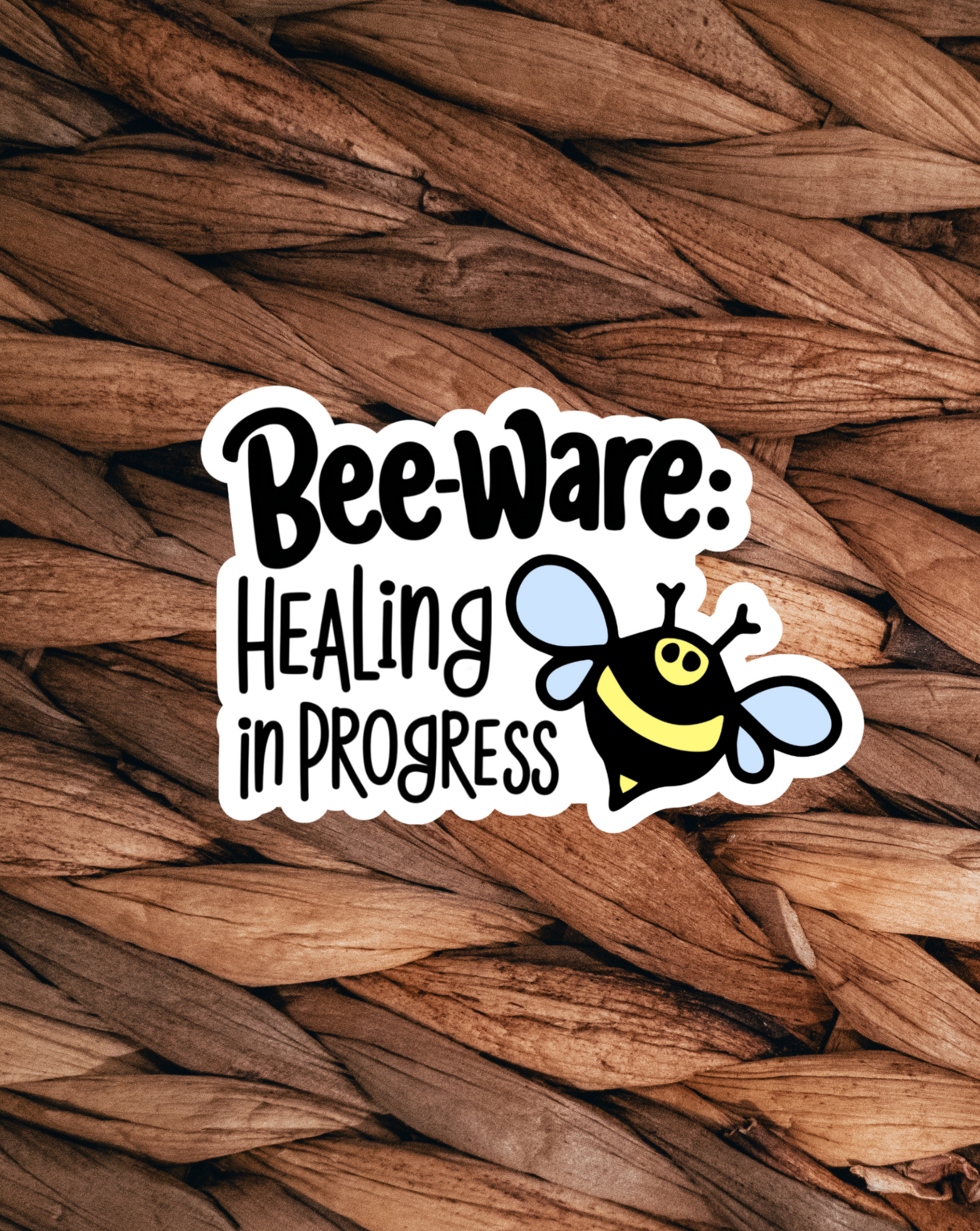 Bee-ware Sticker