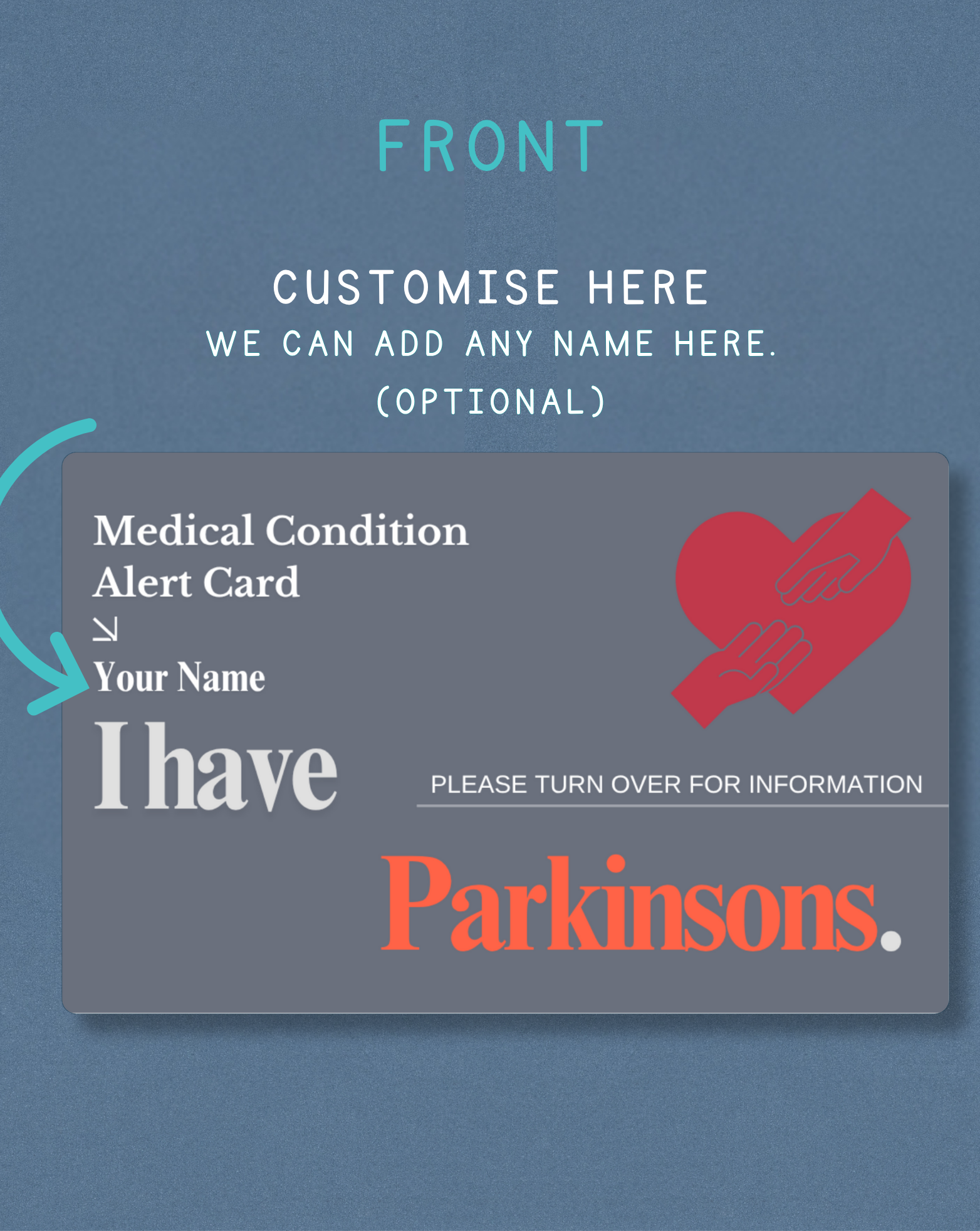 Parkinson’s Medical Alert Card