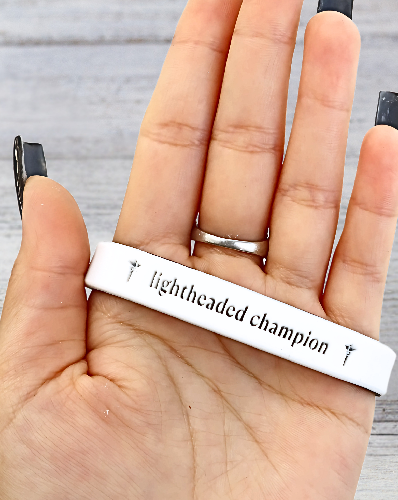 Lightheaded Champion - Funny Alert Bracelet