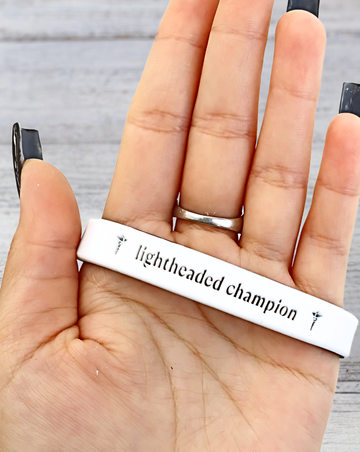 Lightheaded Champion - Funny Alert Bracelet