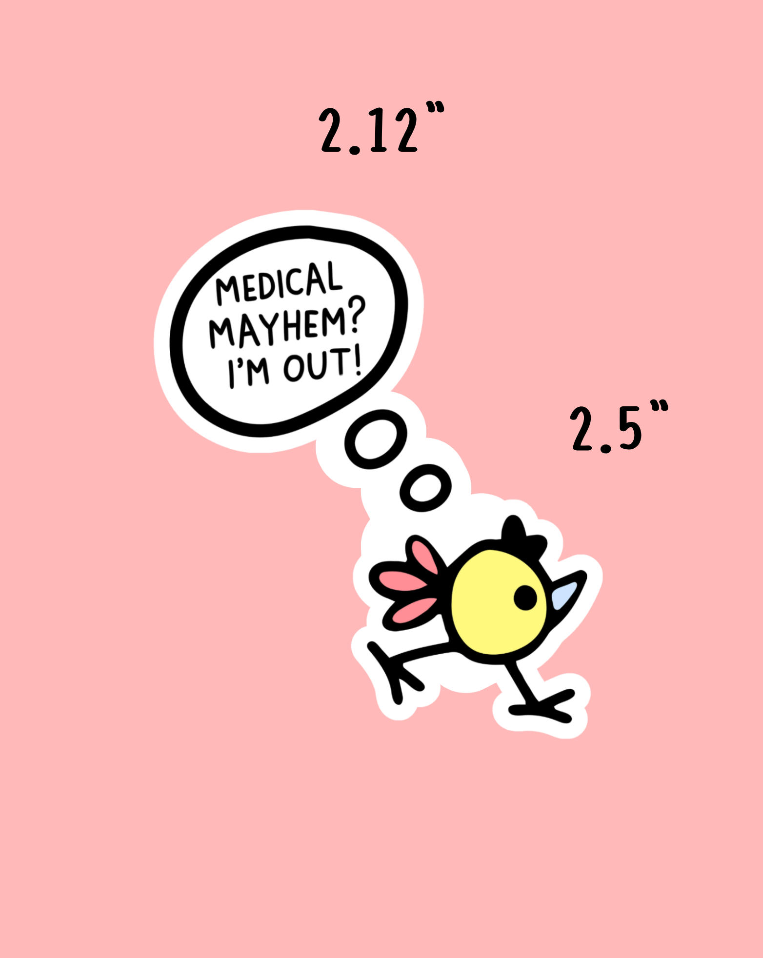 Medical Mayhem Sticker