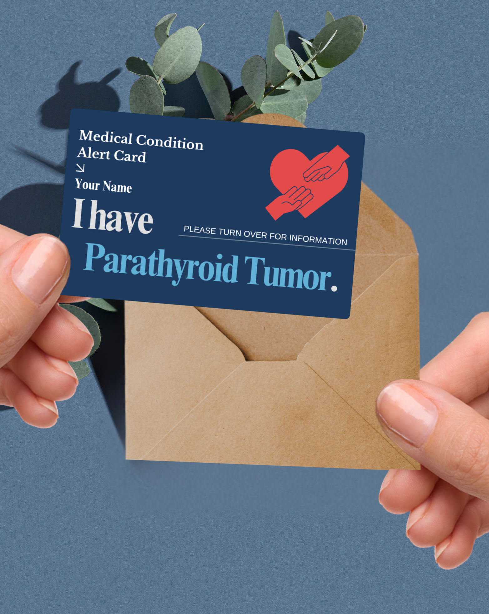 Parathyroid Tumor Medical Alert Card