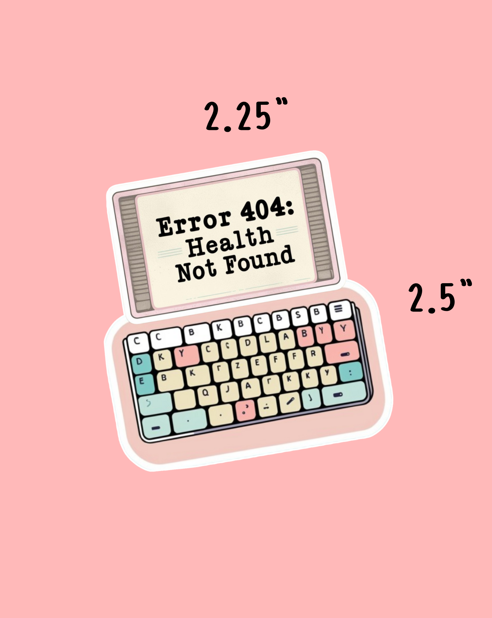 Error: Health Not Found Sticker