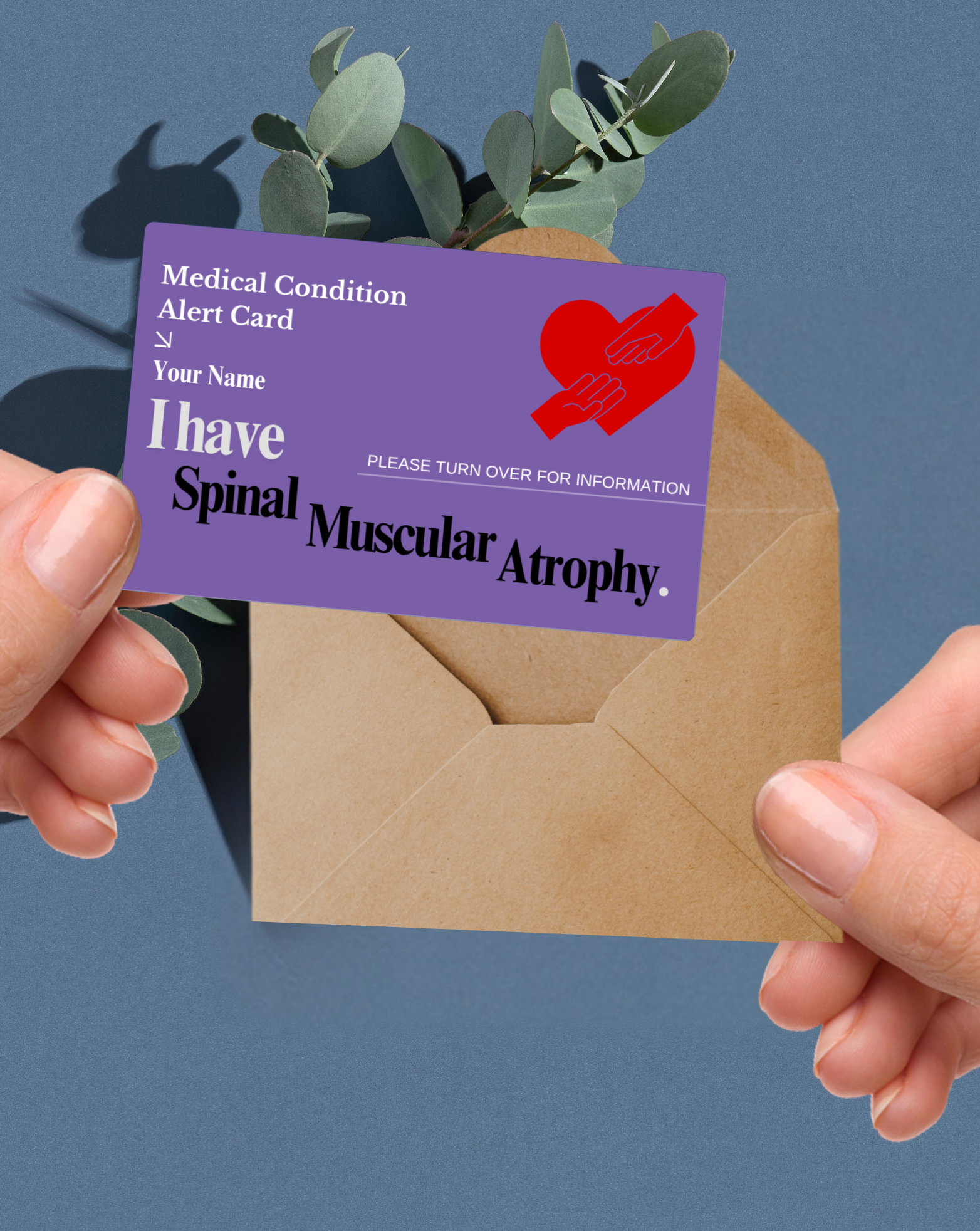 Spinal Muscular Atrophy Medical Alert Card