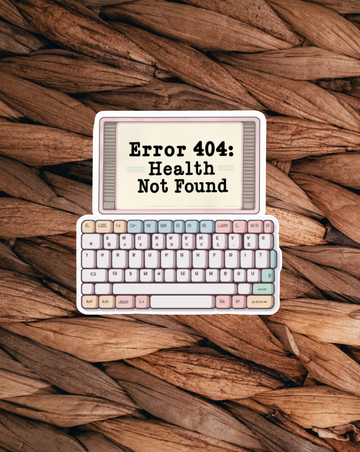 Error: Health Not Found Sticker