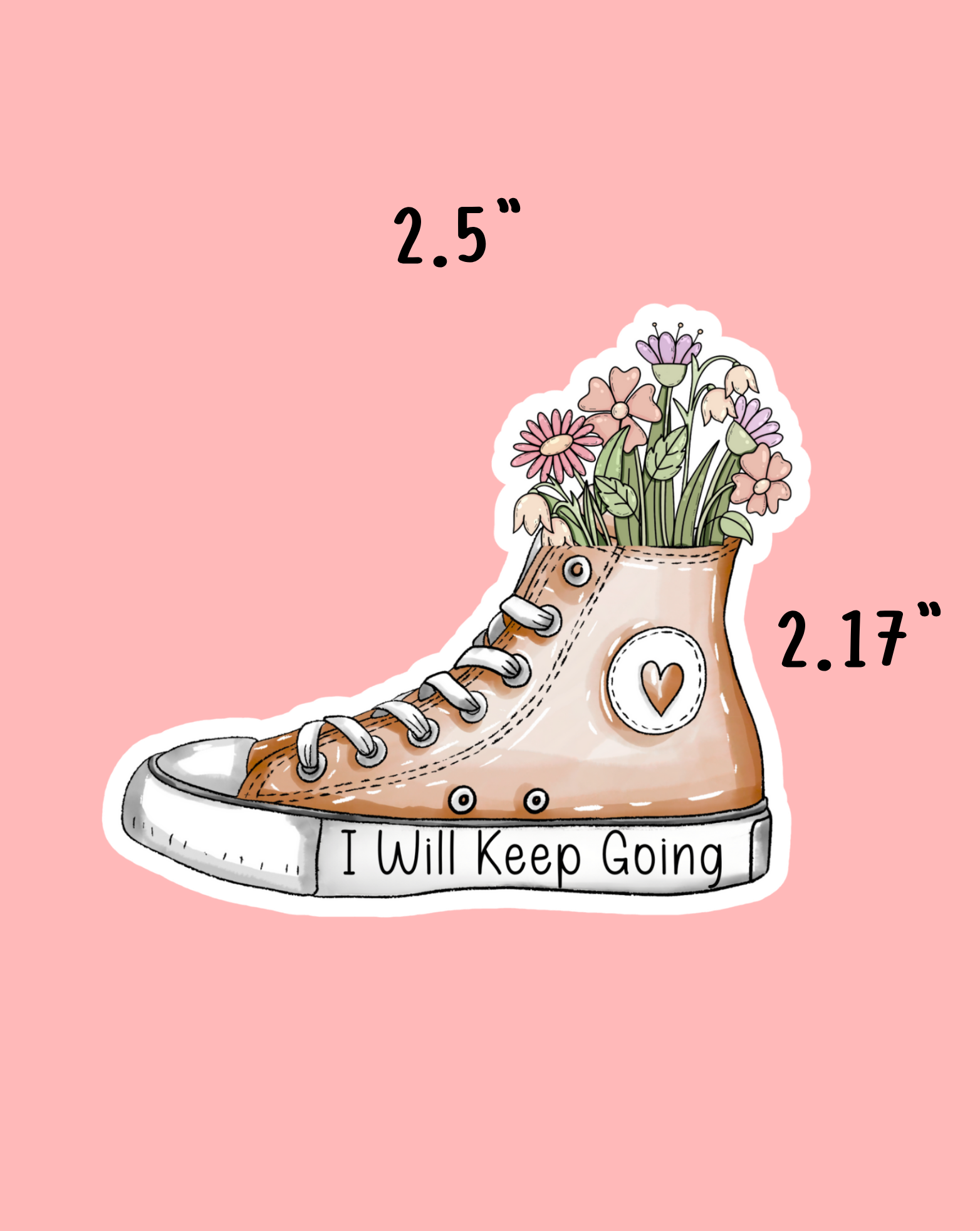 I Will Keep Going Sticker