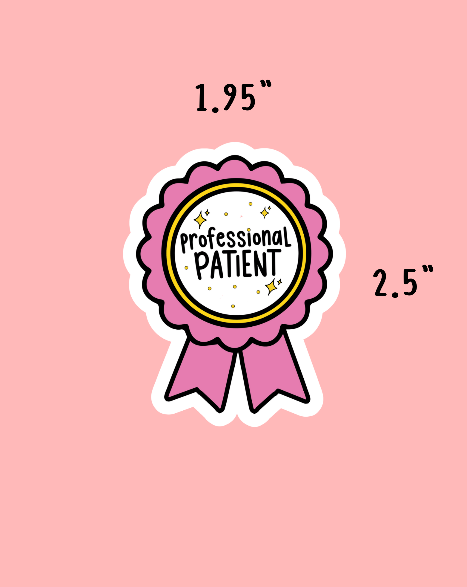 Professional Patient Sticker