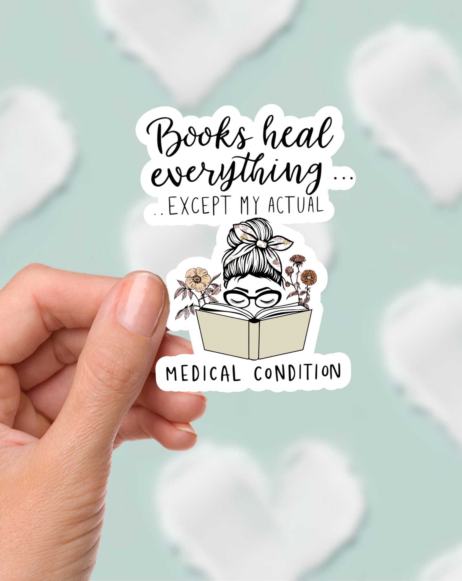 Books Heal Sticker