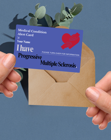 Progressive Multiple Sclerosis Medical Alert Card