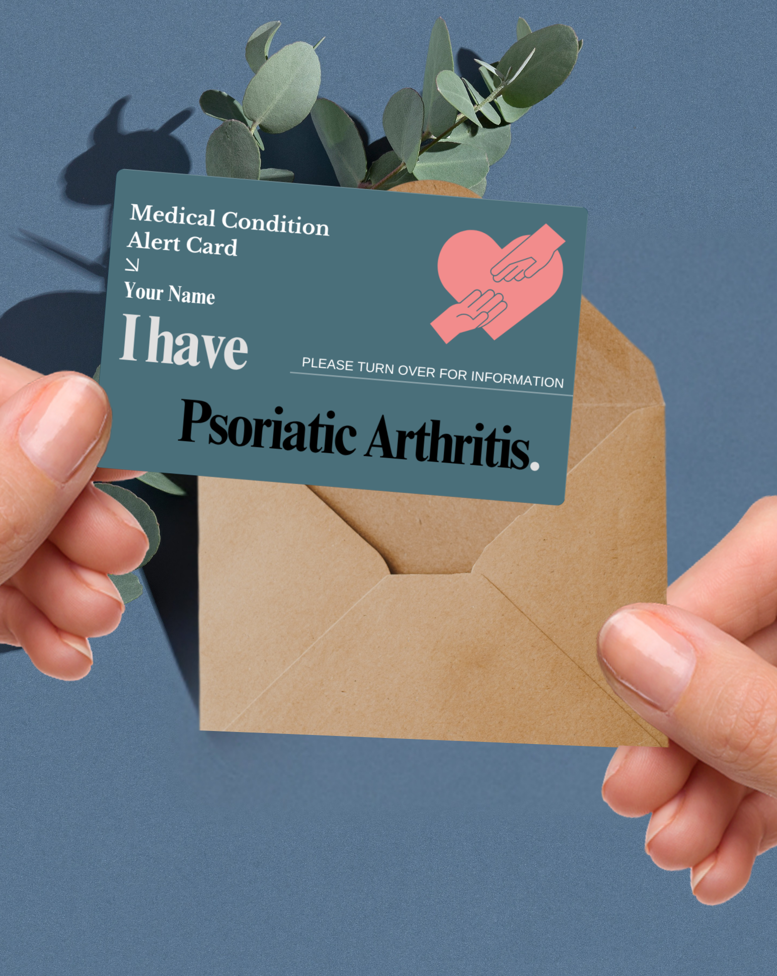 Psoriatic Arthritis Medical Alert Card