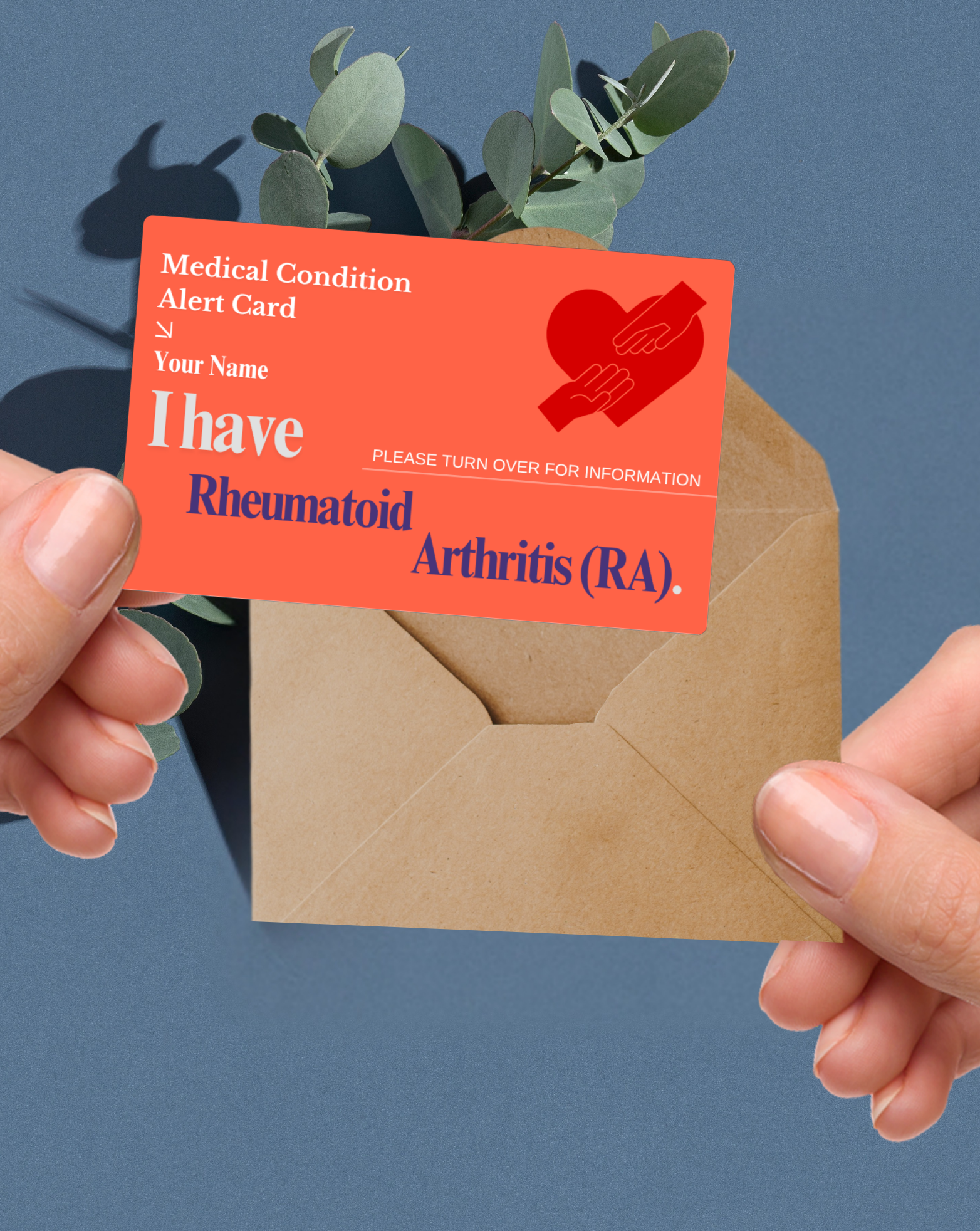 Rheumatoid Arthritis Medical Alert Card