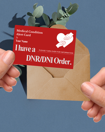 DNR/DNI Order Medical Alert Card