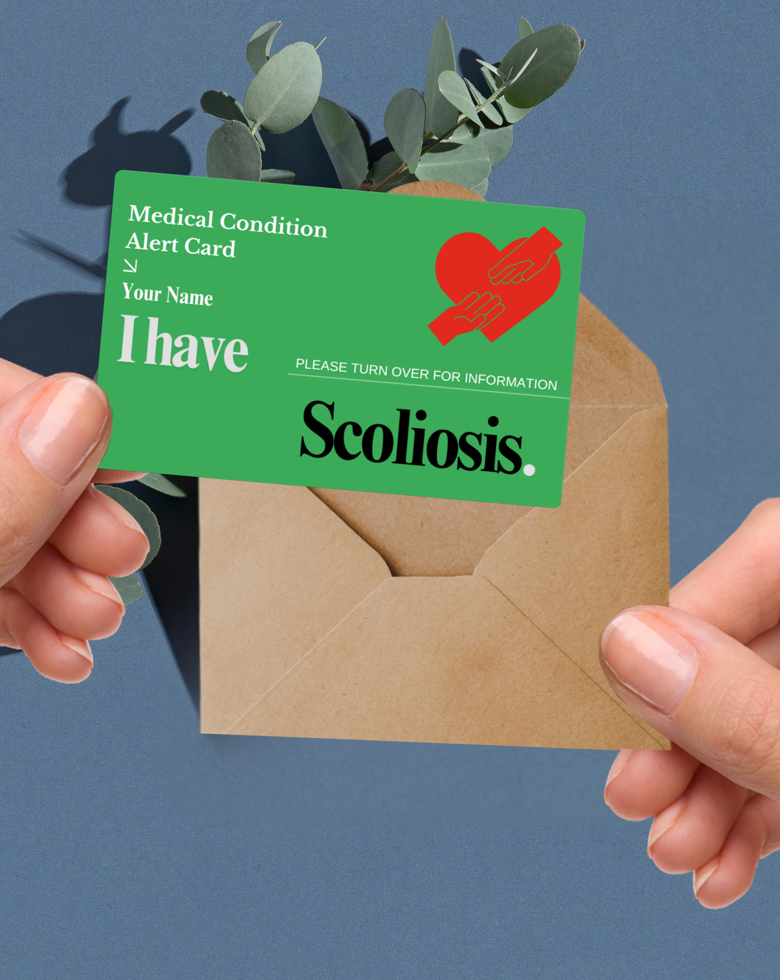 Scoliosis Medical Alert Card