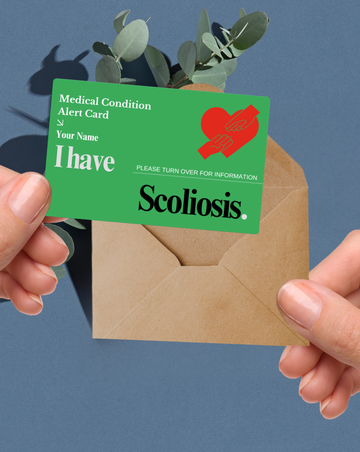 Scoliosis Medical Alert Card