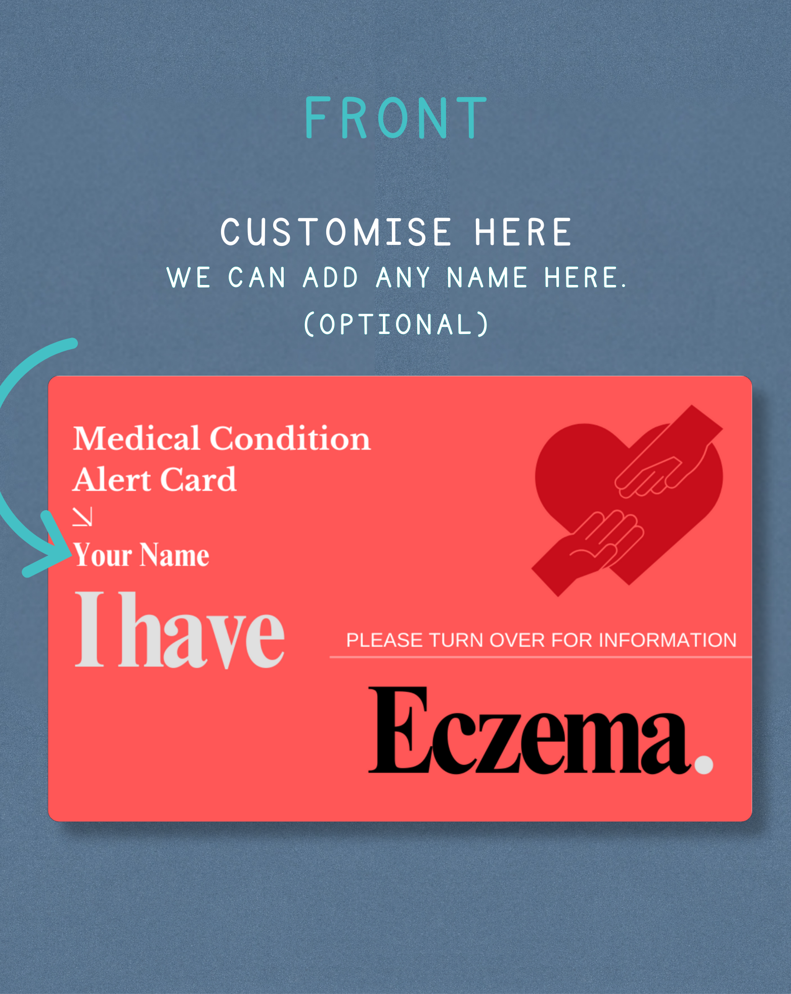 Eczema Medical Alert Card