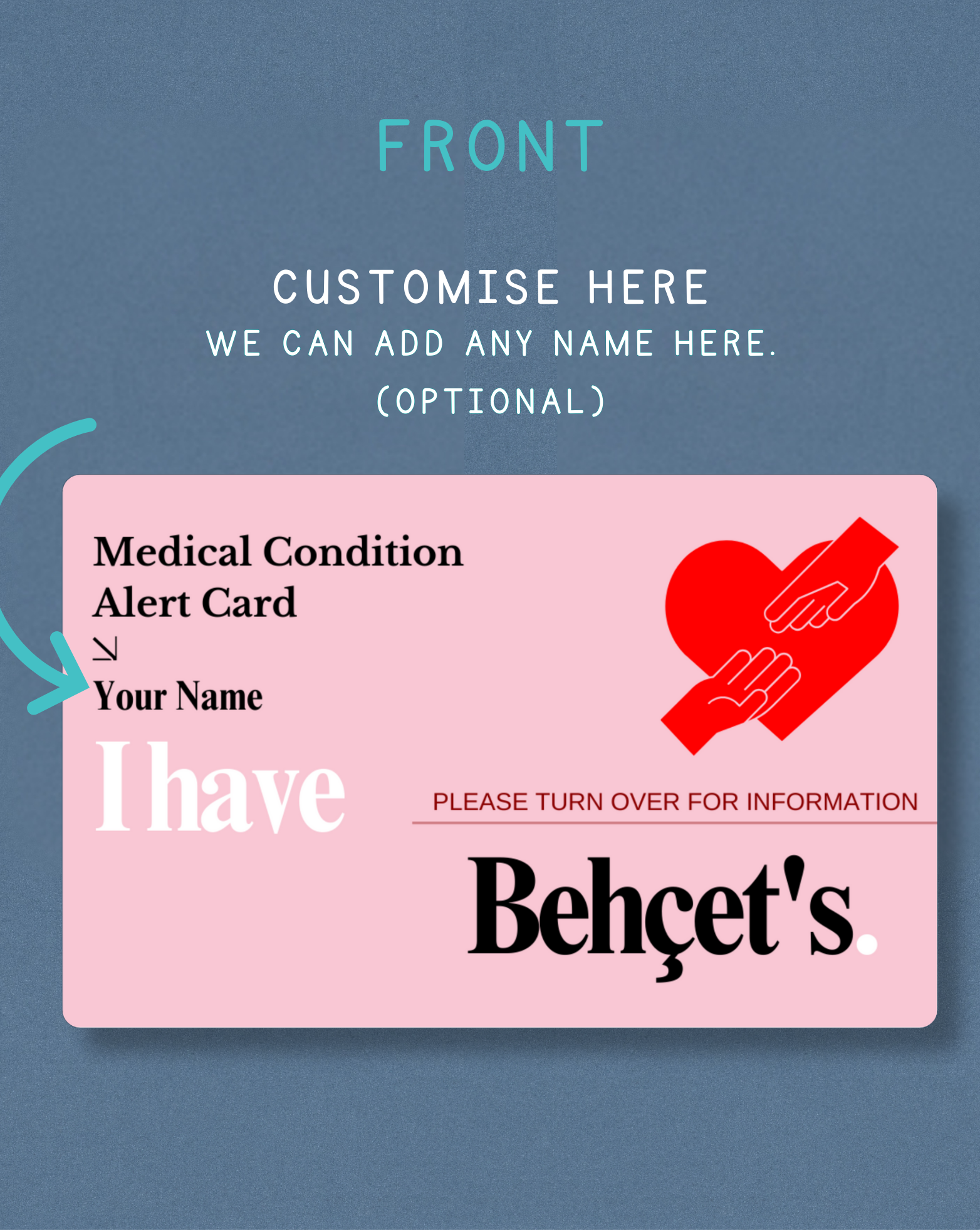 Behcet’s Medical Alert Card