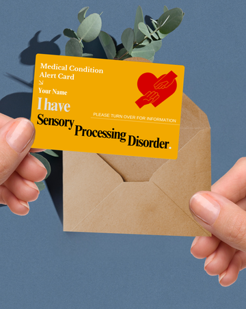 Sensory Processing Disorder Medical Alert Card