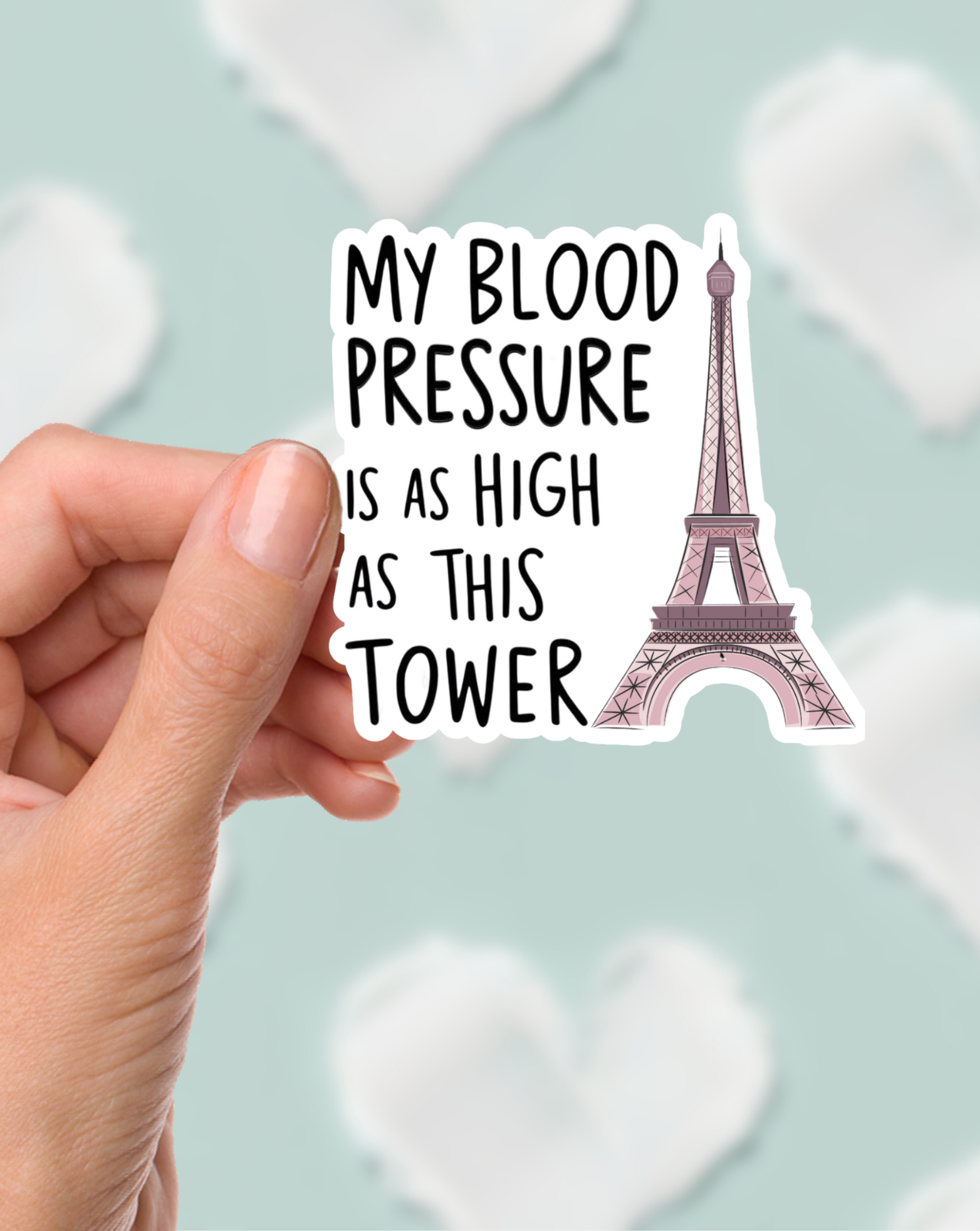 Blood Pressure Tower Sticker