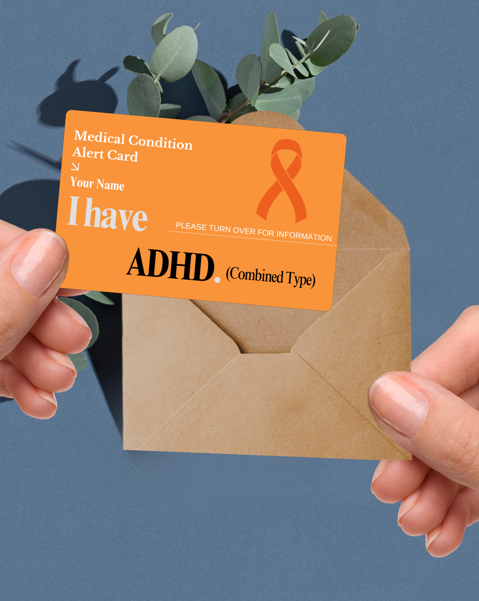 ADHD (Combined Type) Medical Alert Card