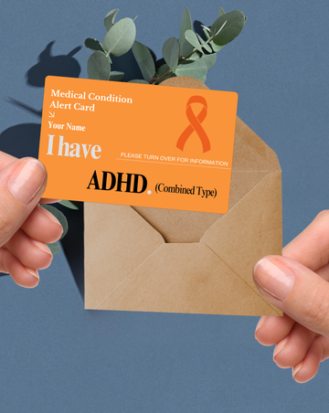 ADHD (Combined Type) Medical Alert Card