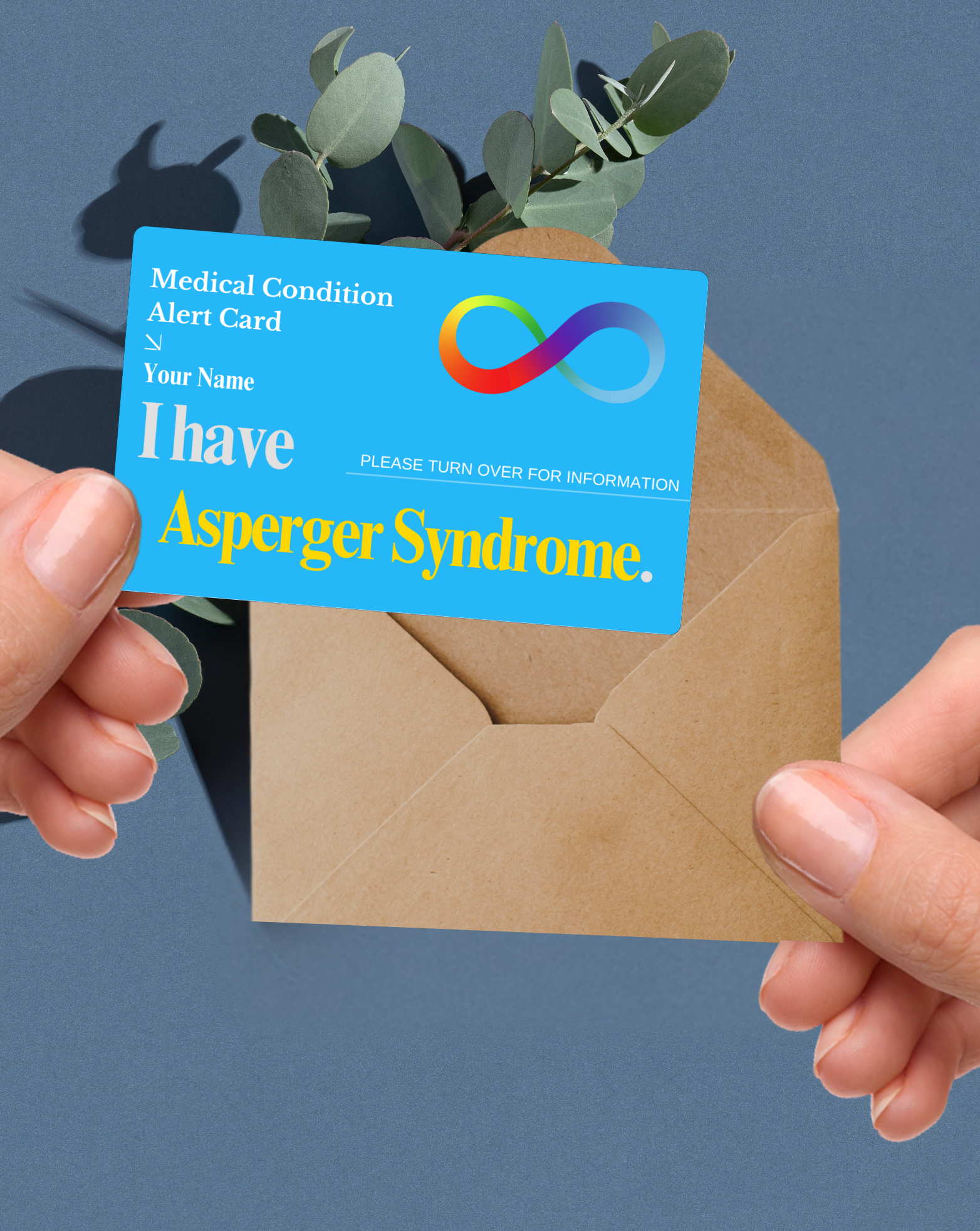 Asperger Syndrome Medical Alert Card