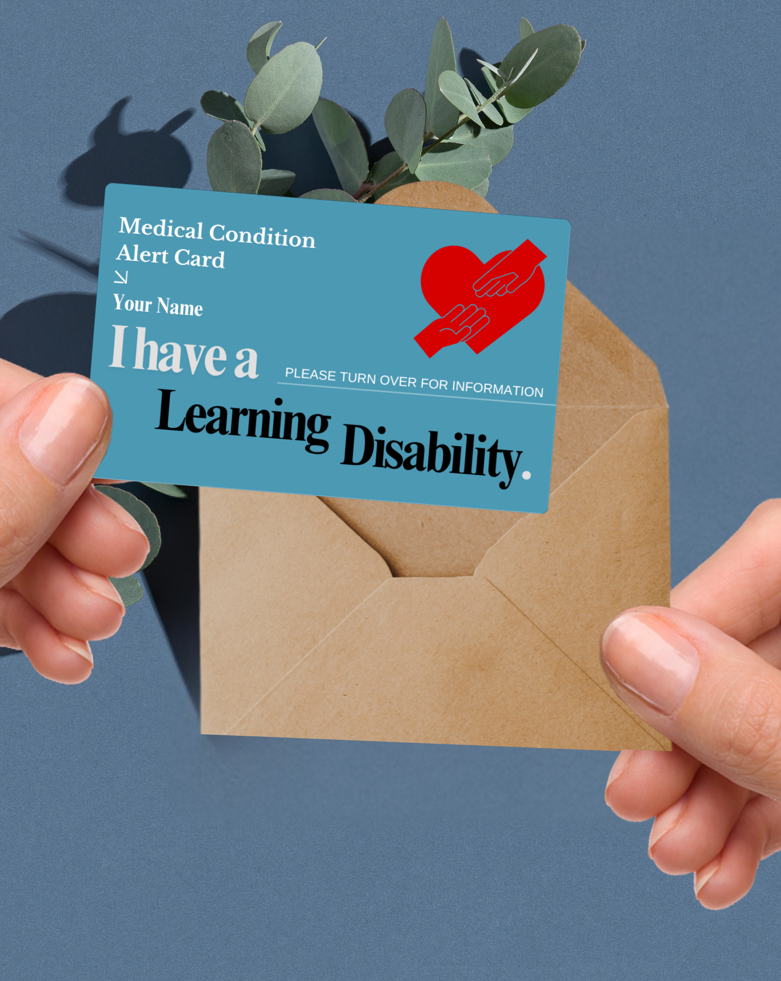 Learning Disability Medical Alert Card