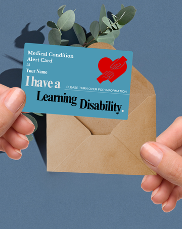 Learning Disability Medical Alert Card