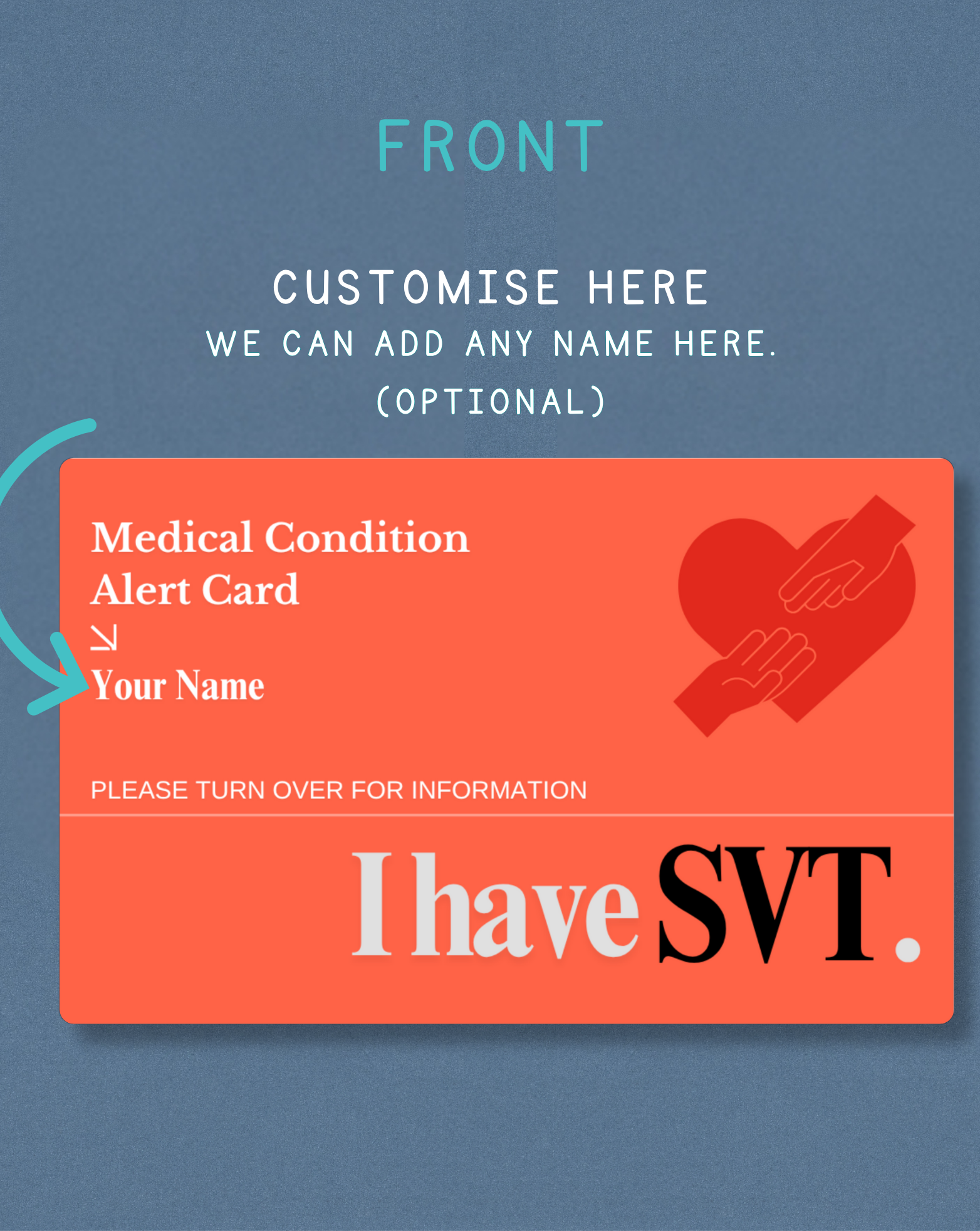 SVT Medical Alert Card