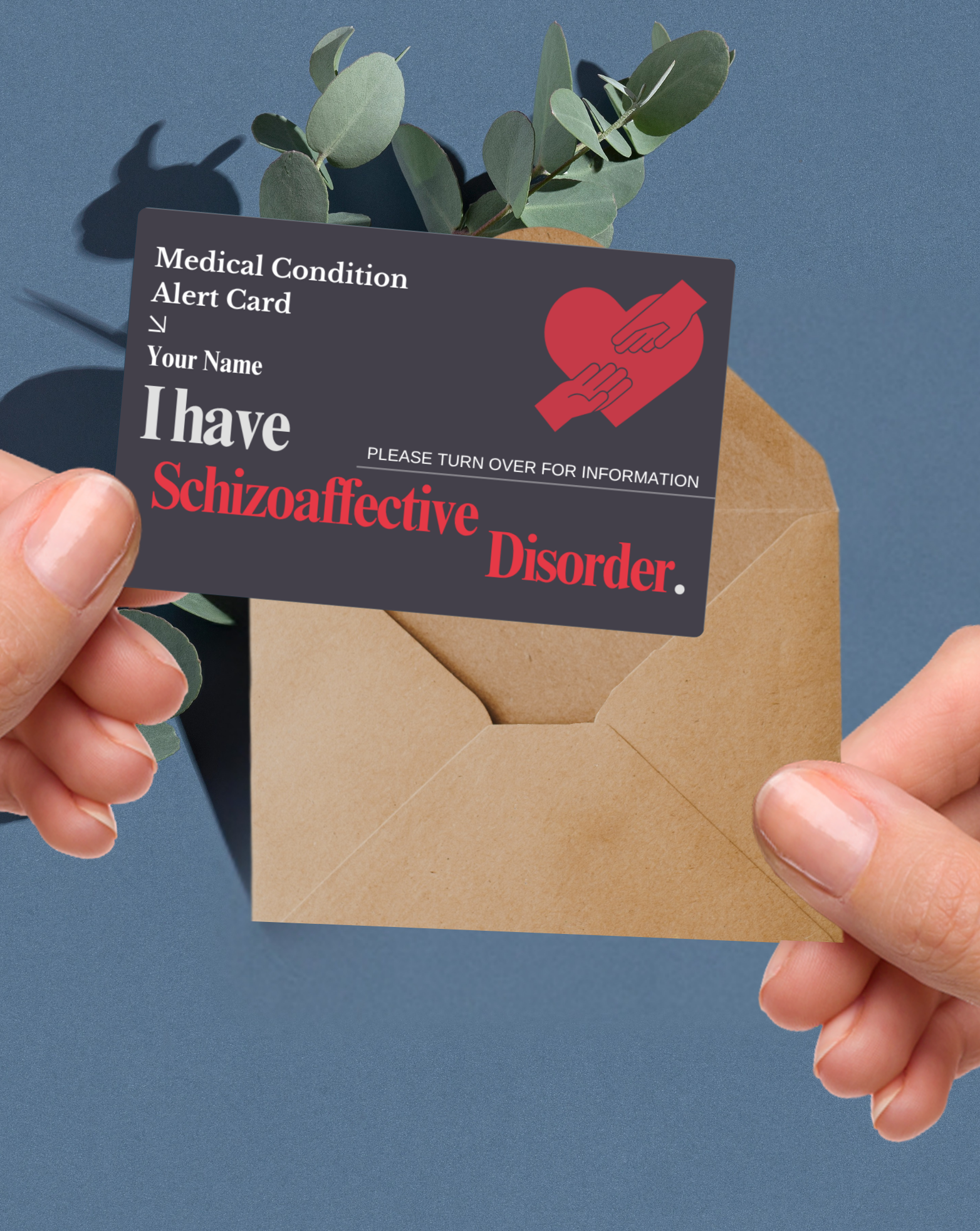 Schizoaffective Disorder Medical Alert Card