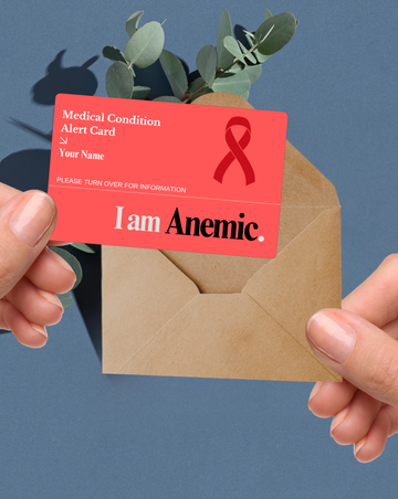 Anemic Medical Alert Card