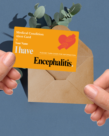 Encephalitis Medical Alert Card