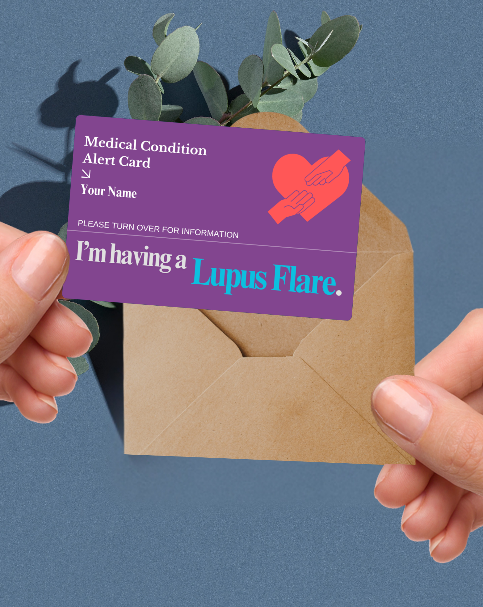 Lupus Flare Medical Alert Card