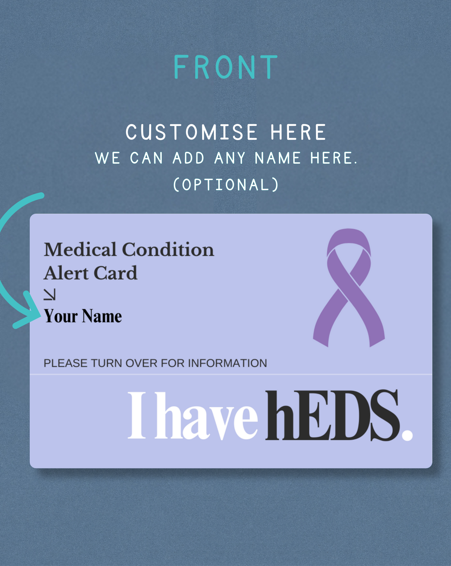 hEDS Medical Alert Card
