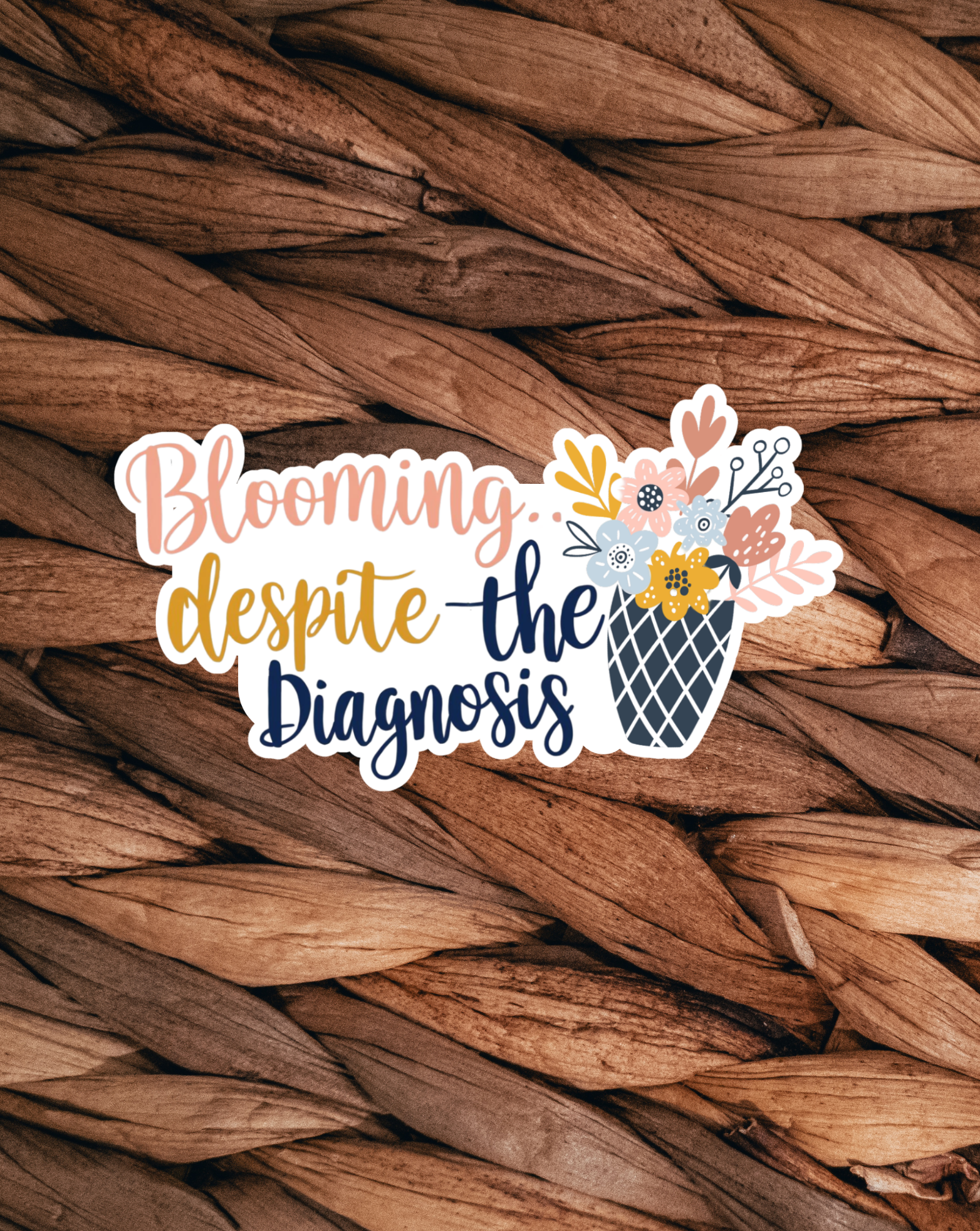 Blooming Diagnosis Sticker