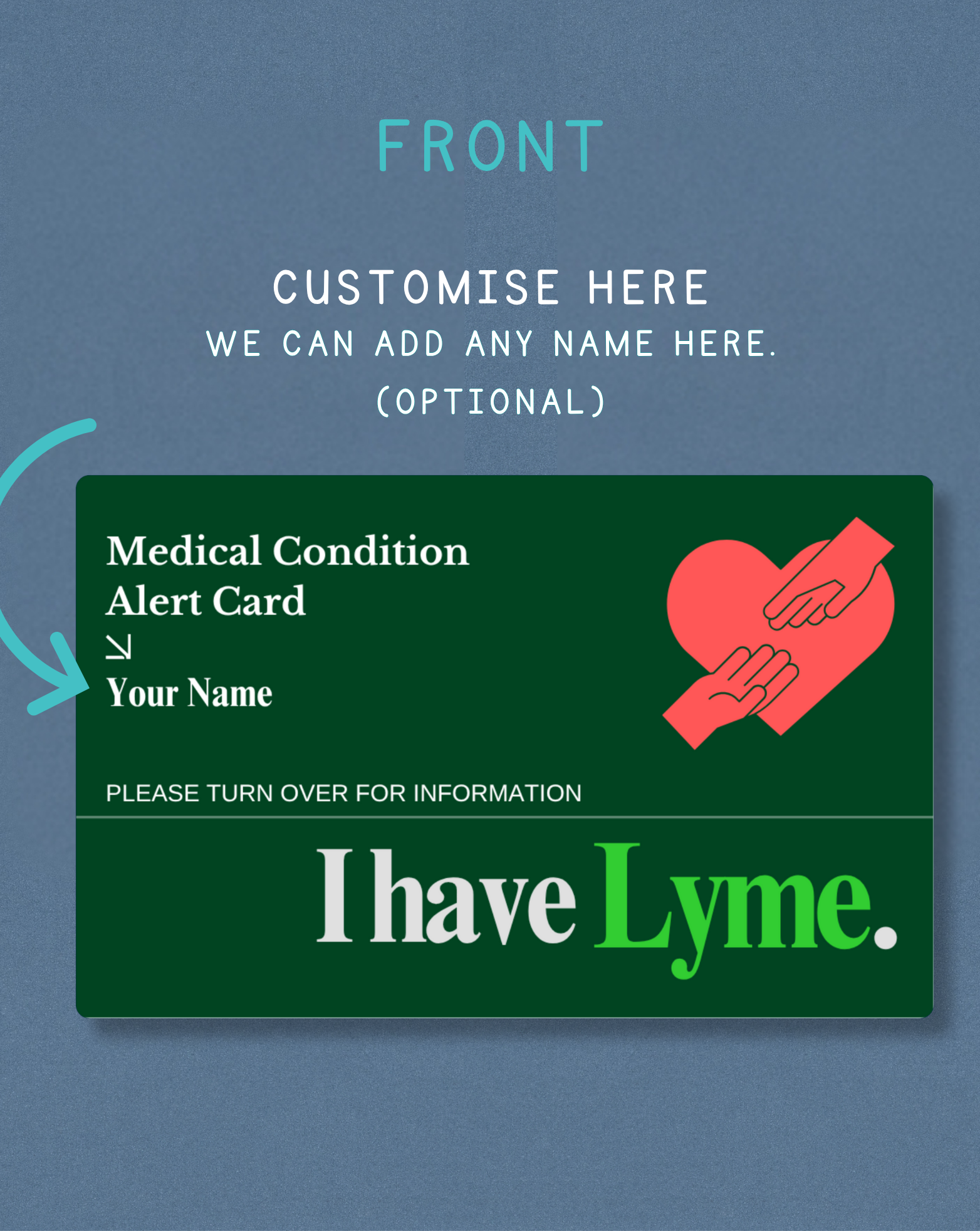Lyme Medical Alert Card