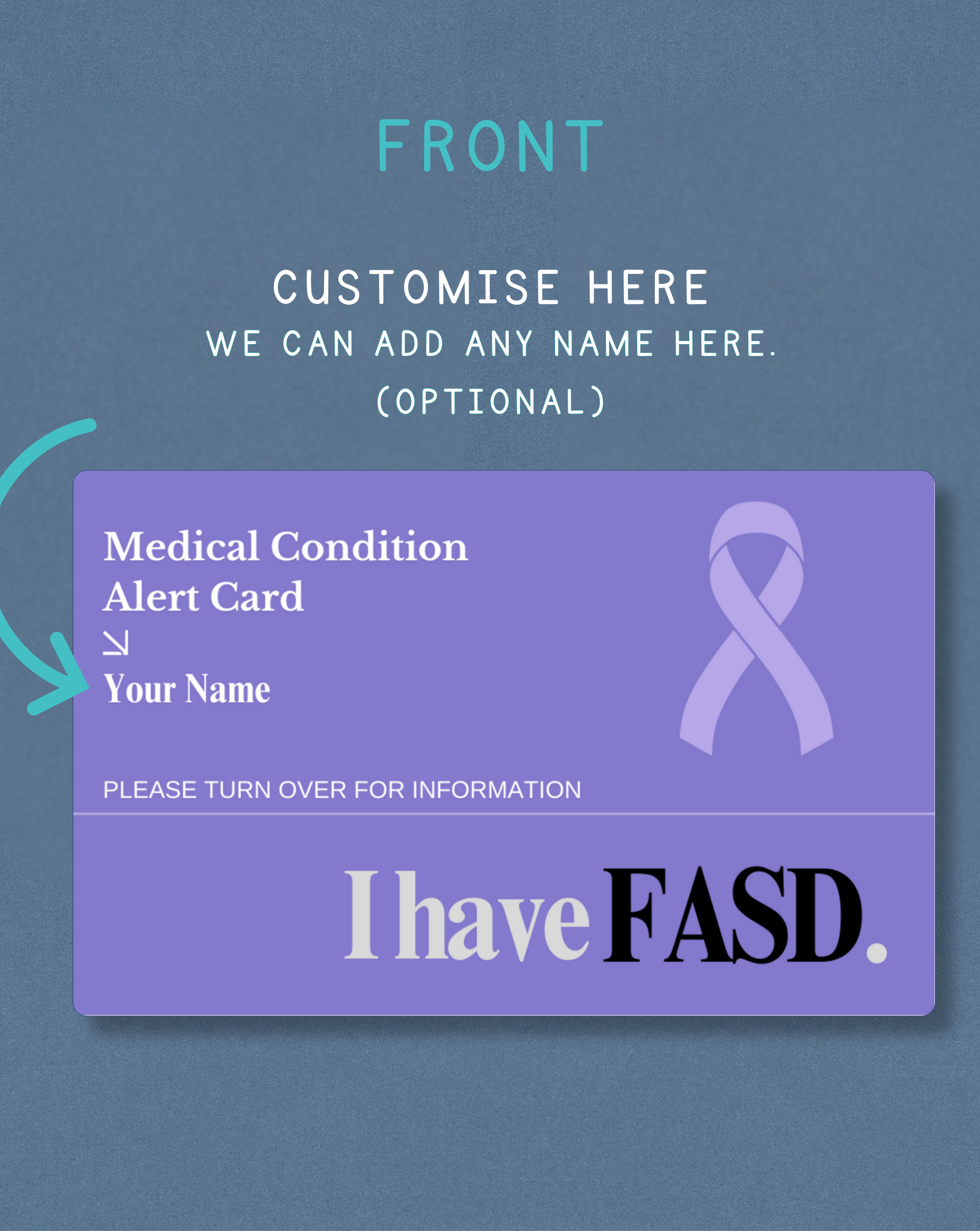 FASD Medical Alert Card