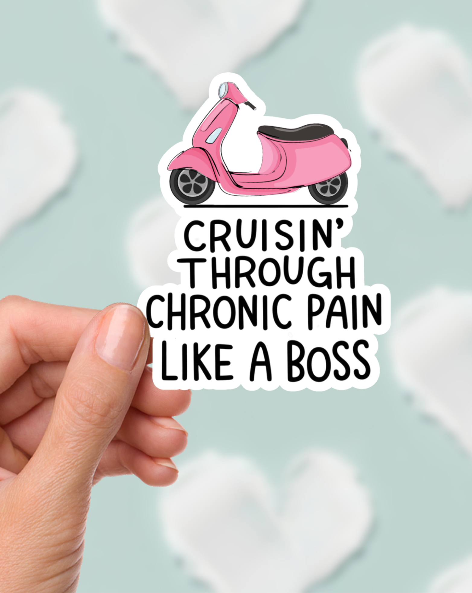 Cruisin’ Through Pain Sticker