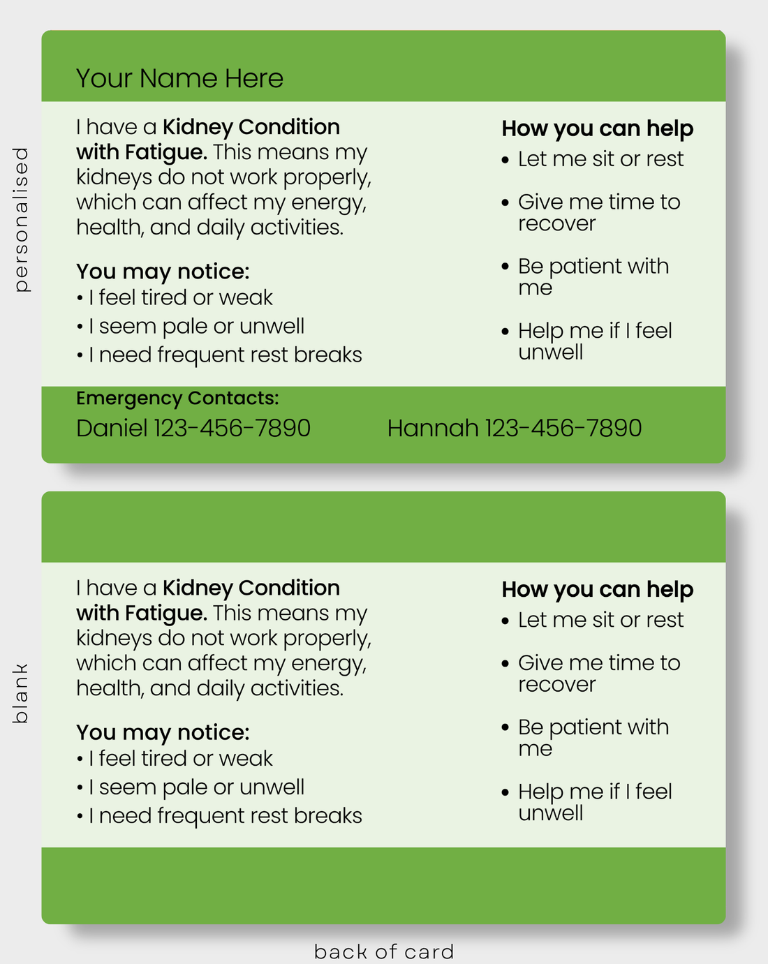 Kidney Condition with Fatigue