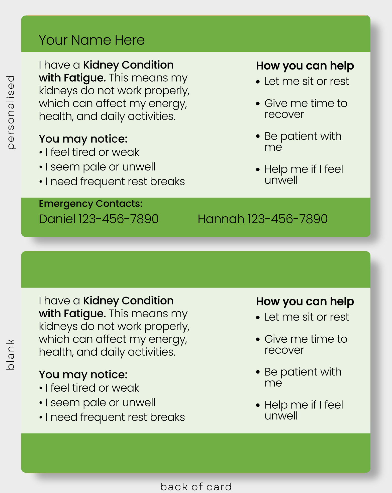 Kidney Condition with Fatigue