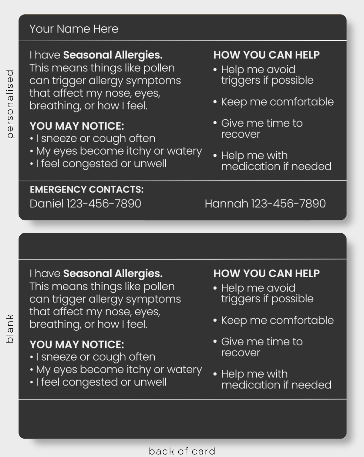 Seasonal Allergies