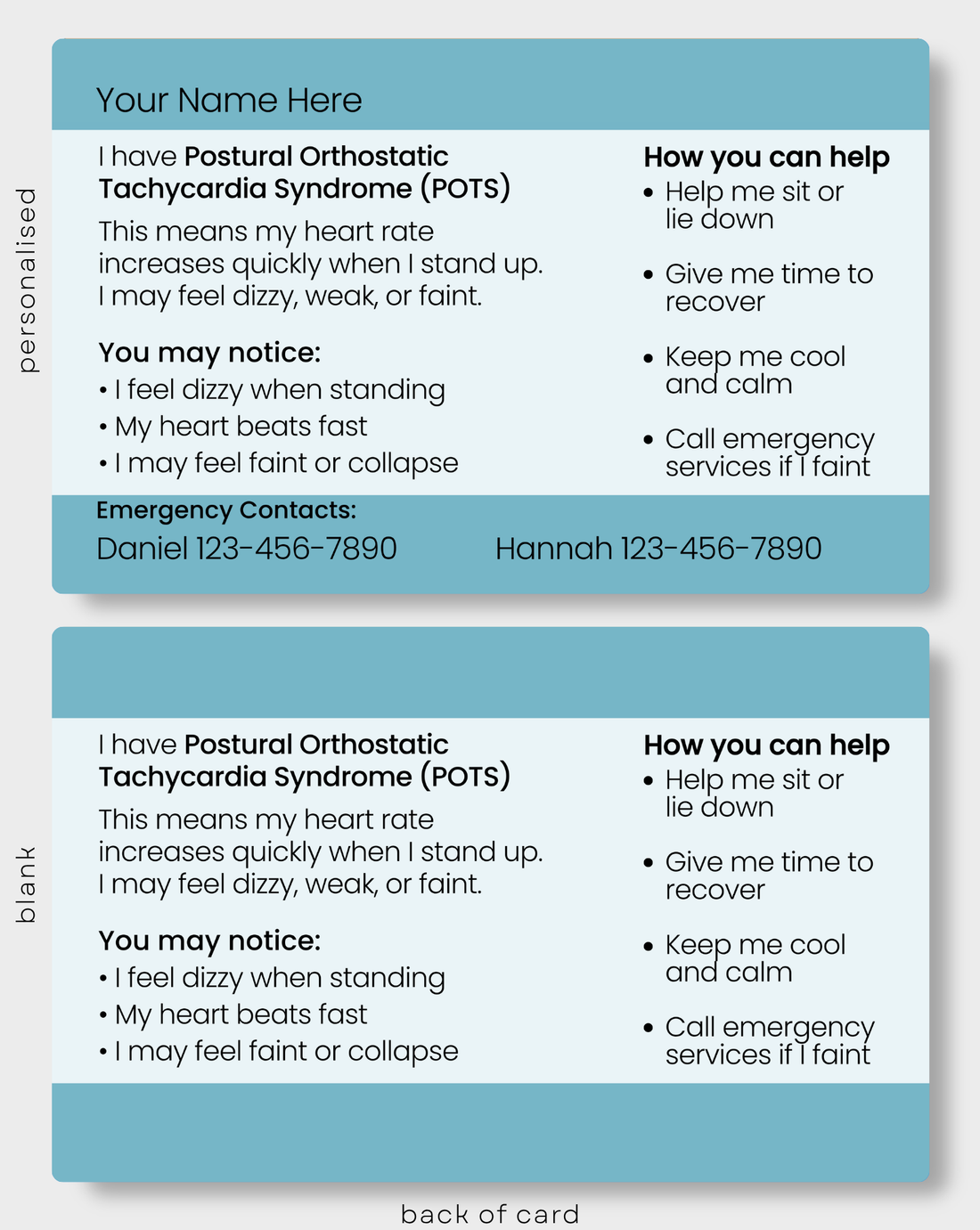 POTS (Postural Orthostatic Tachycardia Syndrome)