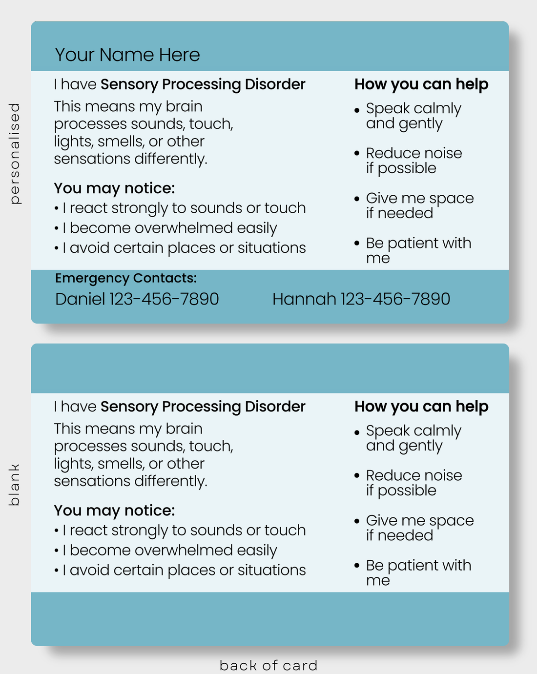 Sensory Processing Disorder