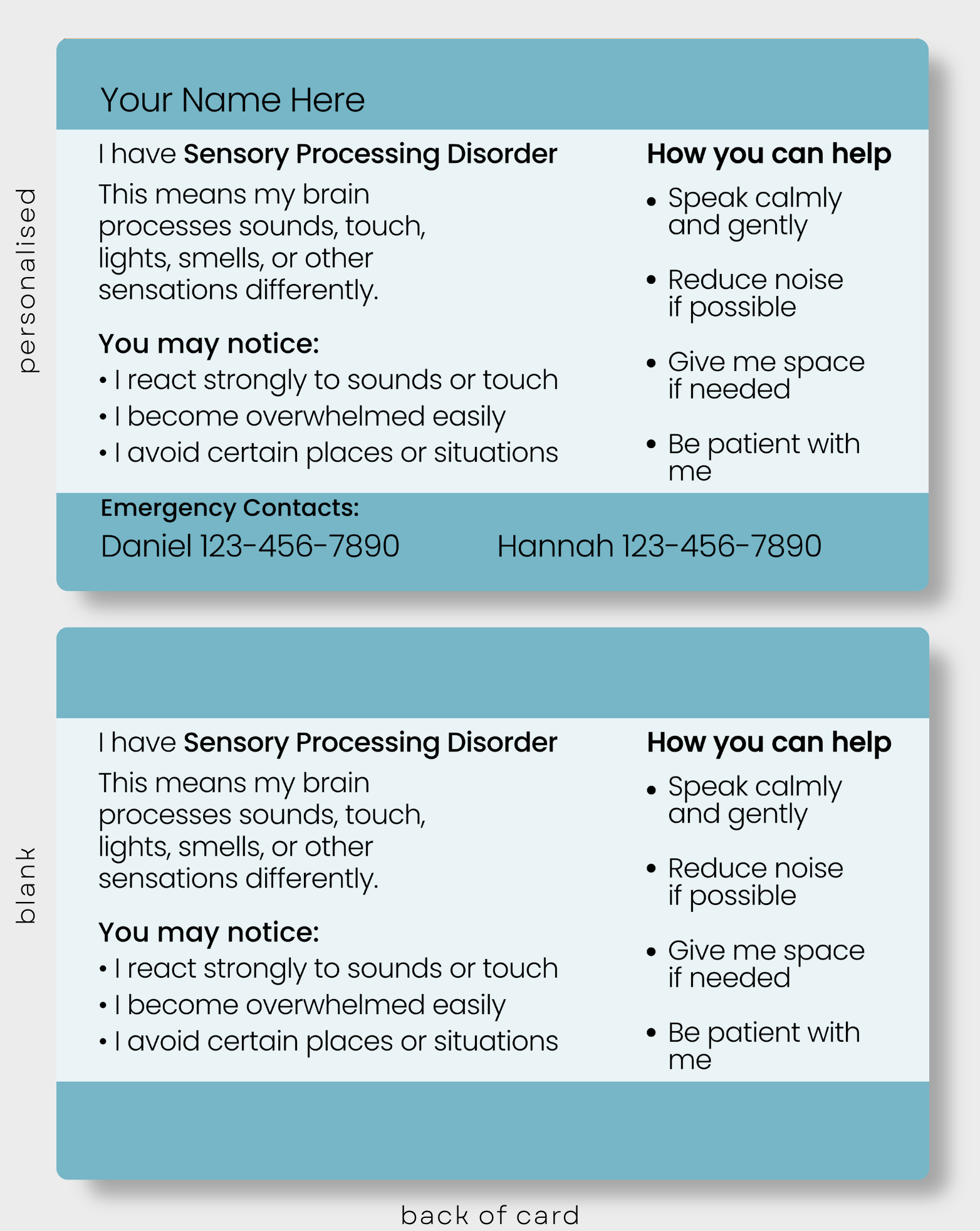 Sensory Processing Disorder