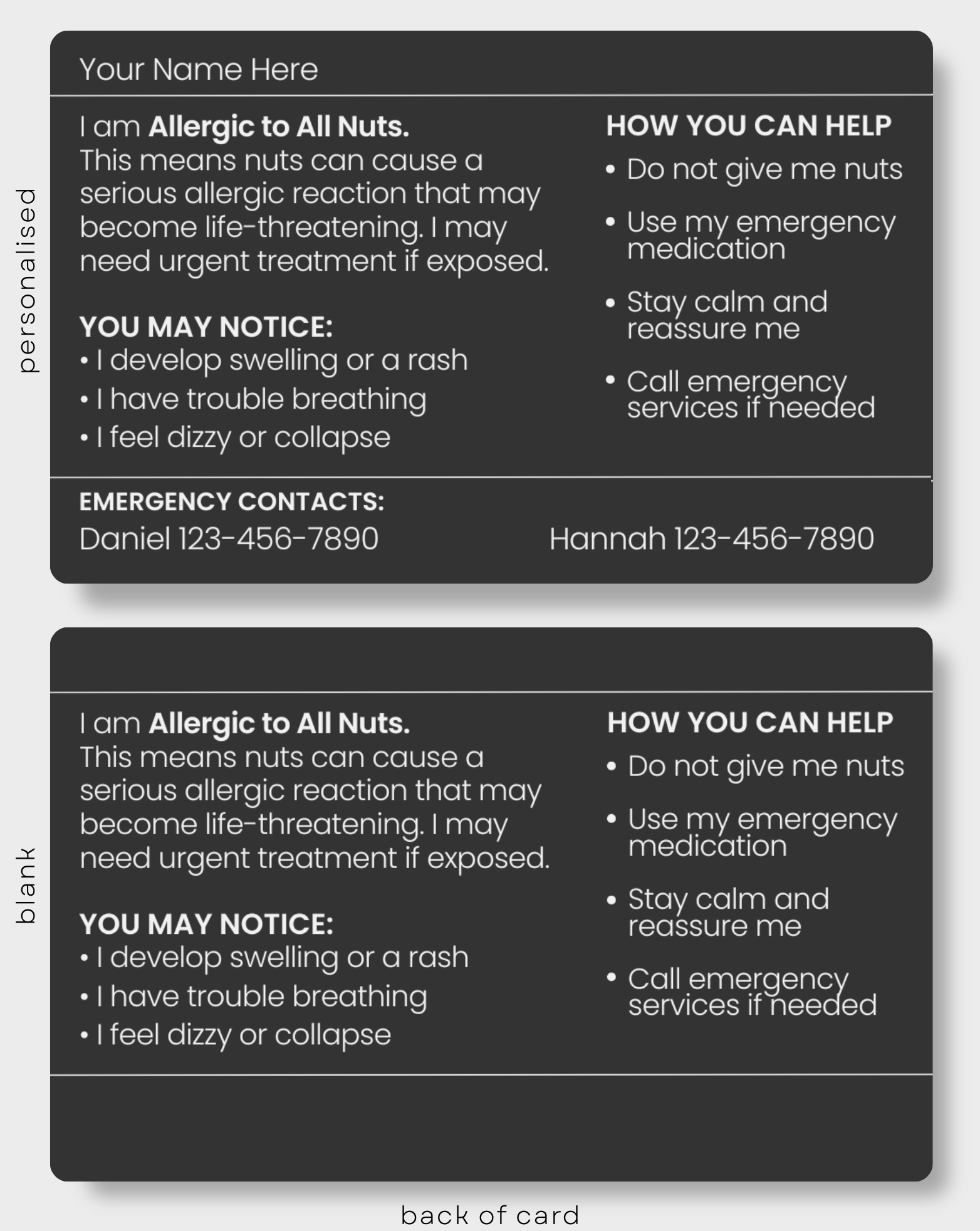 Nuts Allergy