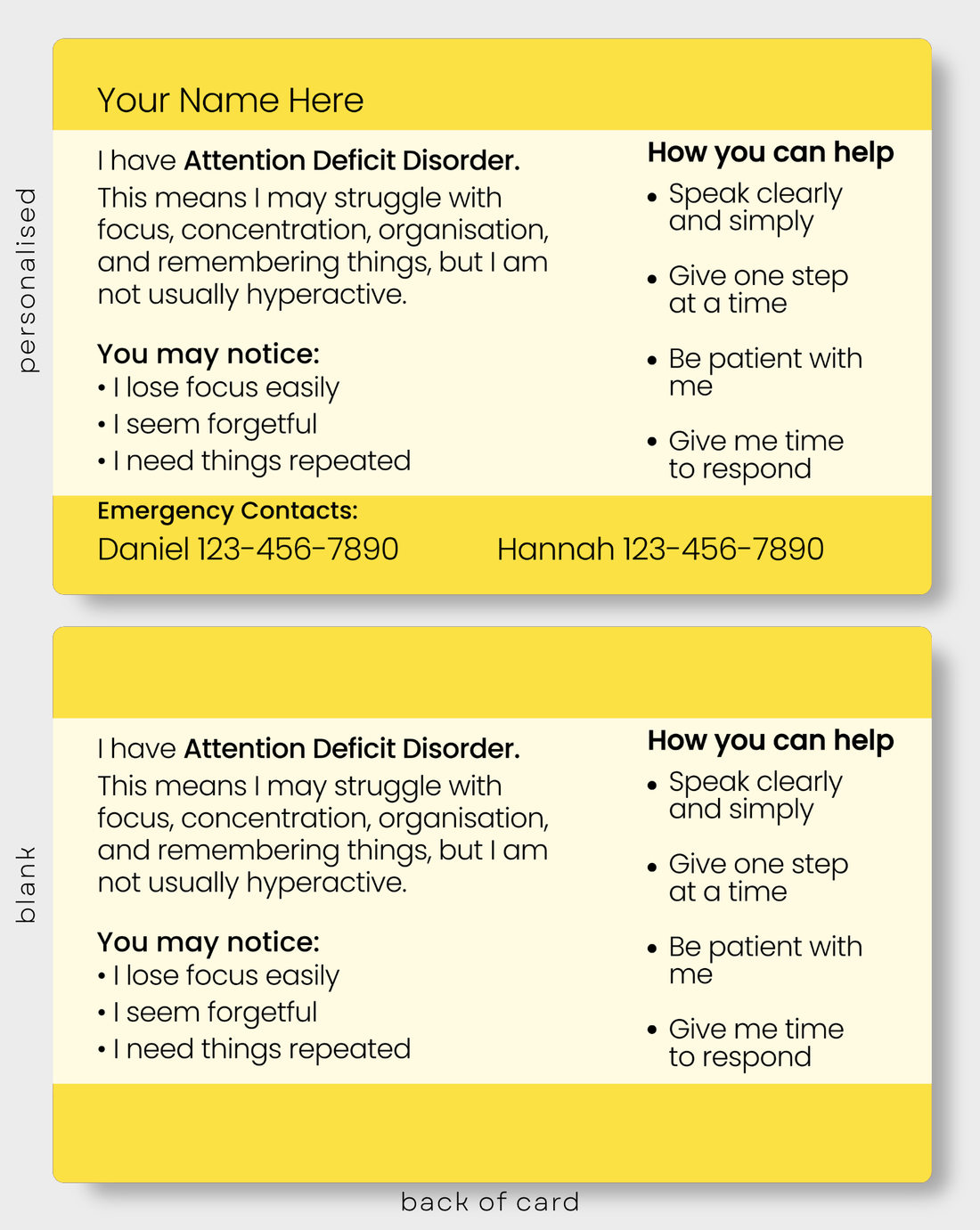 Attention Deficit Disorder
