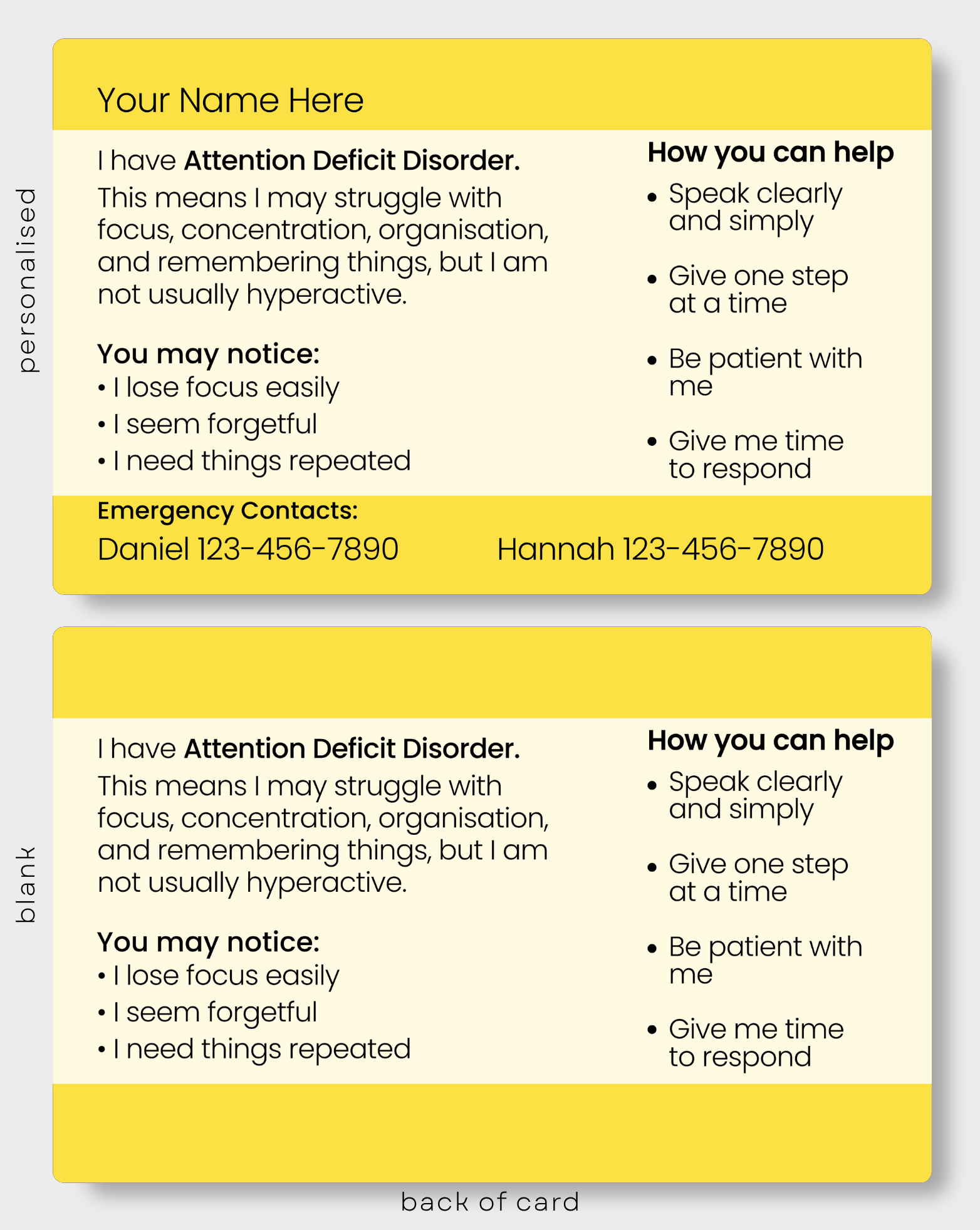 Attention Deficit Disorder