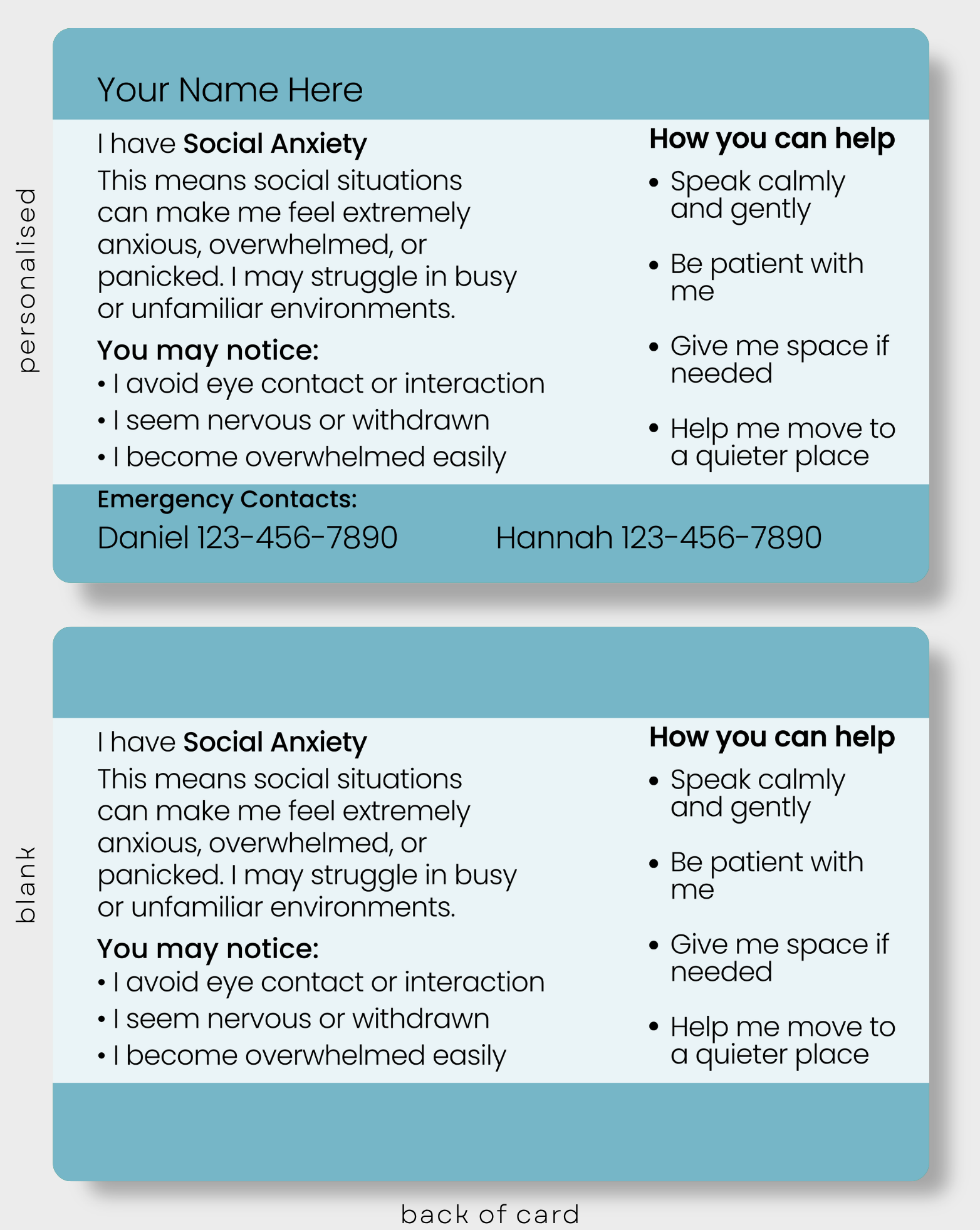 Anxiety - Social Anxiety