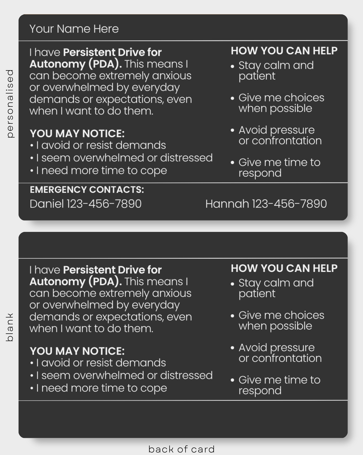 Persistent Drive for Autonomy